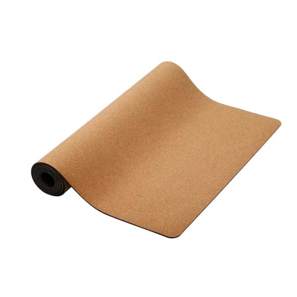 Eco friendly biodegradable cork yoga mat yoga block yoga wheel with bag - Image 2